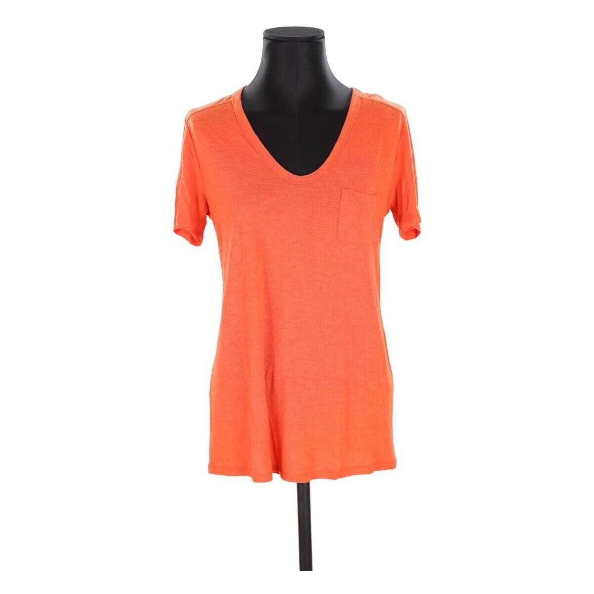 Vêtements Femme Débardeurs / T-shirts sans manche Alexander Wang Top en coton Orange