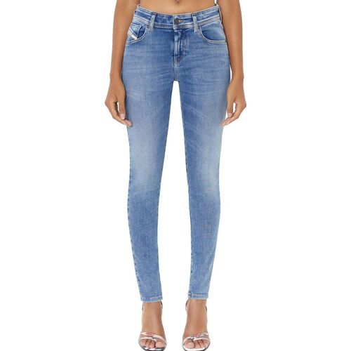 Vêtements Femme Jeans Diesel 2017 SLANDY - 09D62-01 Bleu