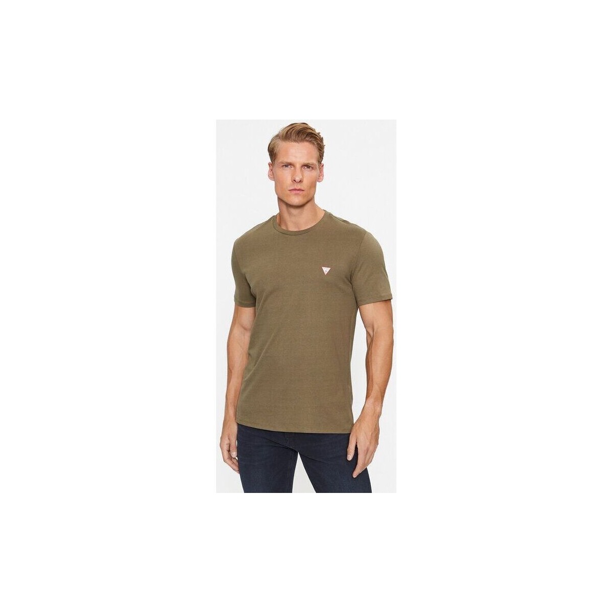 Vêtements Homme T-shirts & Polos Guess M2YI36 I3Z14 - CORE TEE-G8K2 DESERT GREEN Vert
