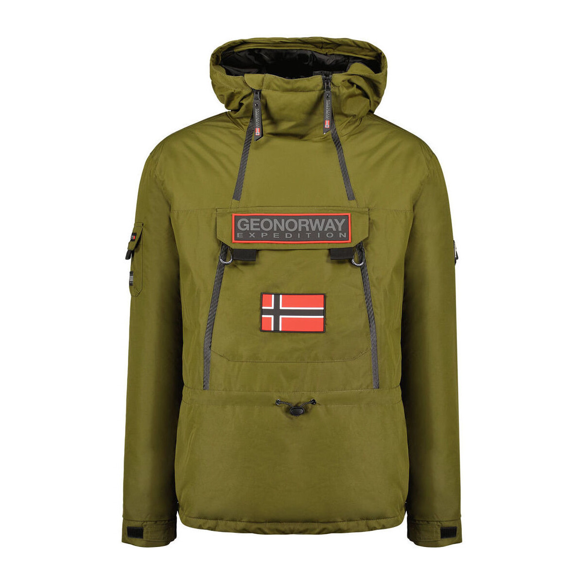 Vêtements Homme Vestes de survêtement Geographical Norway Benyamine054 Man Kaki Vert