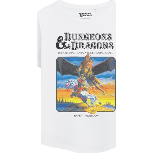 Vêtements Femme T-shirts manches longues Dungeons & Dragons Expert Rule Book Blanc