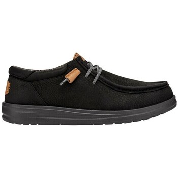Chaussures Homme Baskets mode HEYDUDE BASKETS  WALLY Noir