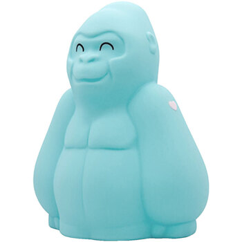 Ton sur ton Enfant Lampes à poser Kontiki Veilleuse souple en silicone - Max le Gorille Bleu