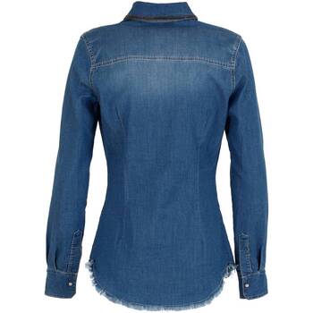 Café Noir CAFENOIR Camicia Jeans Profili Borchie Blu Medio Chiaro JJ6260 Bleu