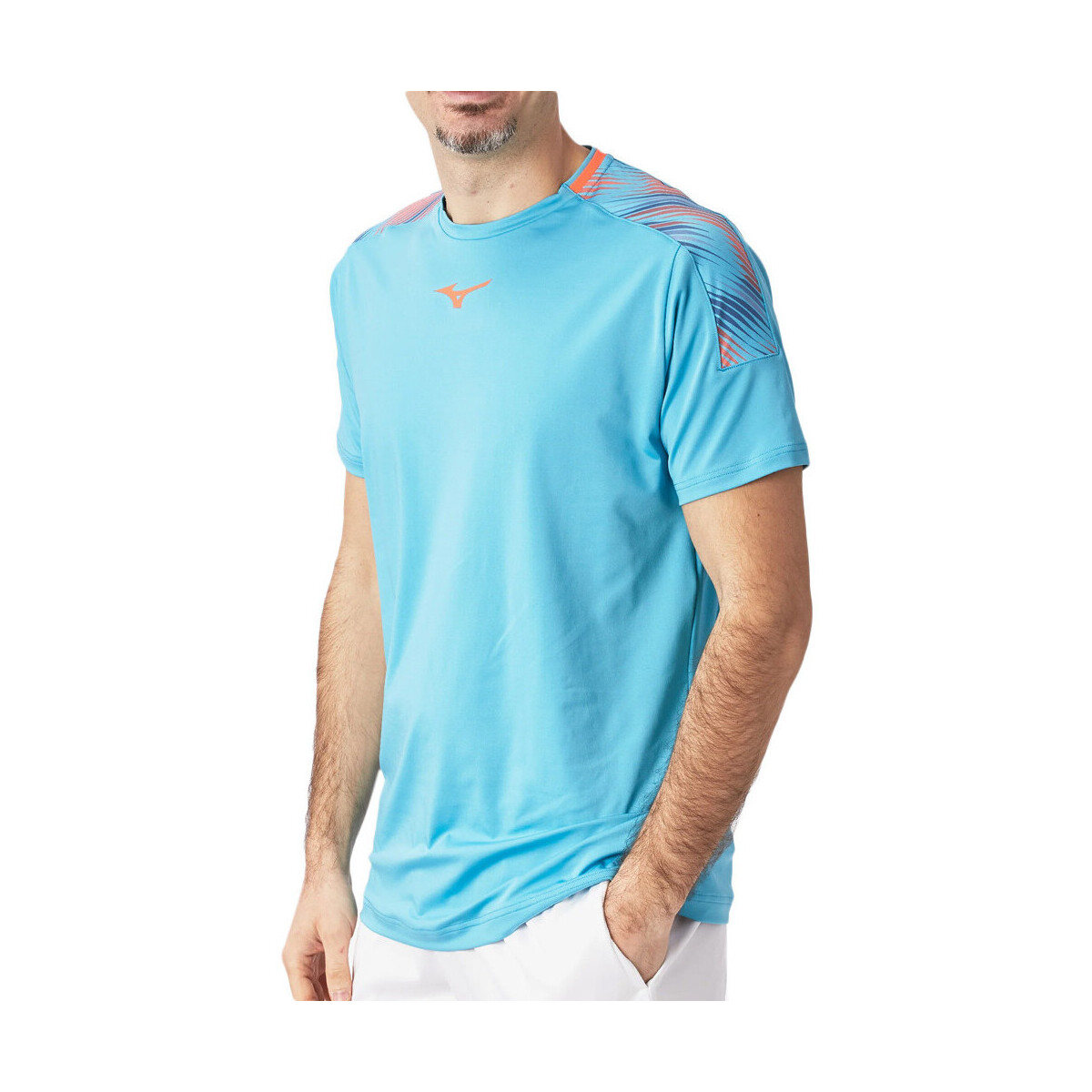 Vêtements Homme T-shirts & Polos Mizuno 62GAA002-22 Bleu