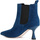 Chaussures Femme Bottines Café Noir C1XV6004 Bleu