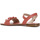 Chaussures Femme Sandales et Nu-pieds Café Noir C1JS1155 Rouge