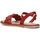 Chaussures Femme Sandales et Nu-pieds Café Noir C1JS1207 Rouge