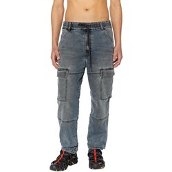 Vêtements Homme Jeans Diesel D-KROOLEY-CARGO JOGG A09731-068EZ-02 Gris