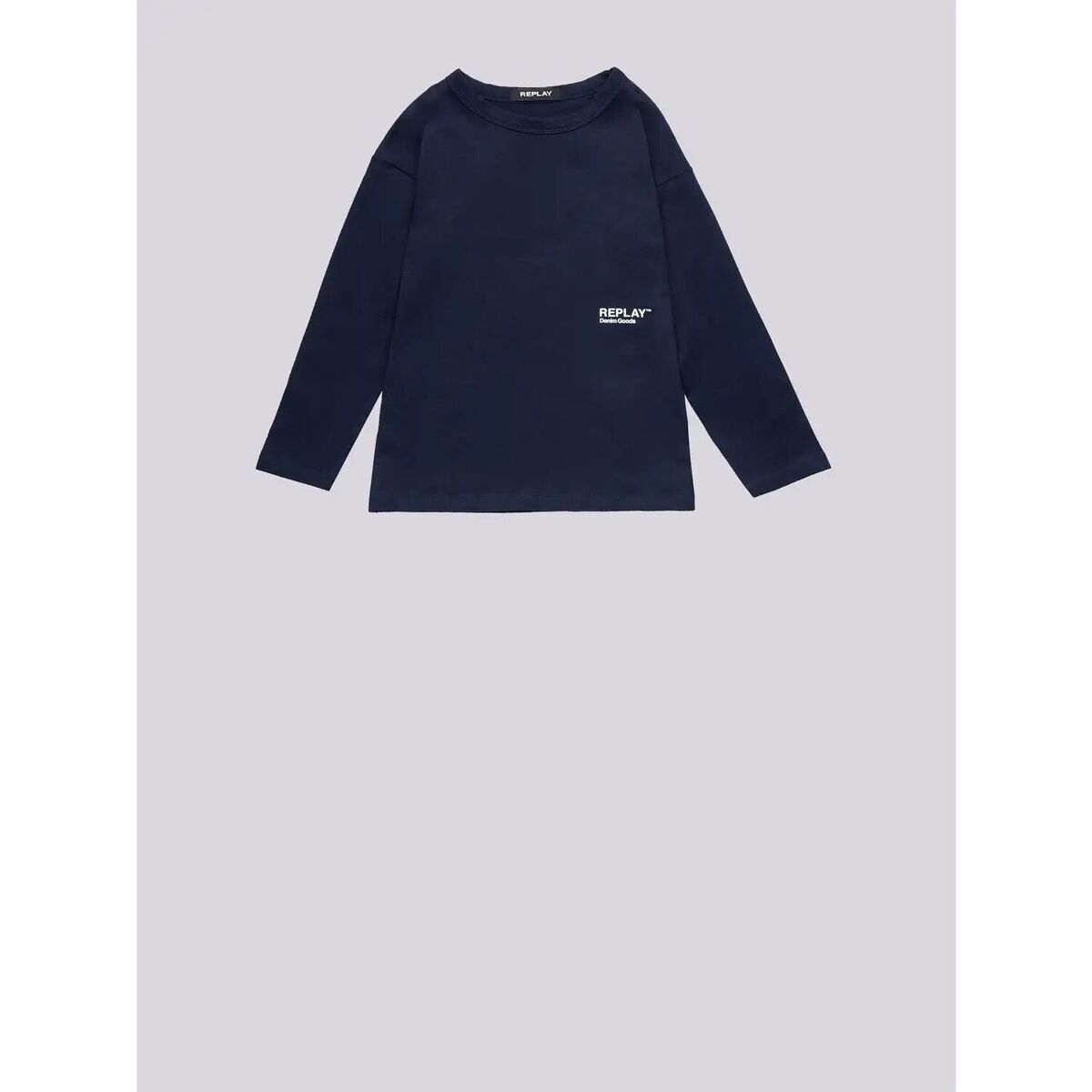 Vêtements Enfant button-plaquet cotton T-Shirt Replay SB7117.053.2660-882 Bleu