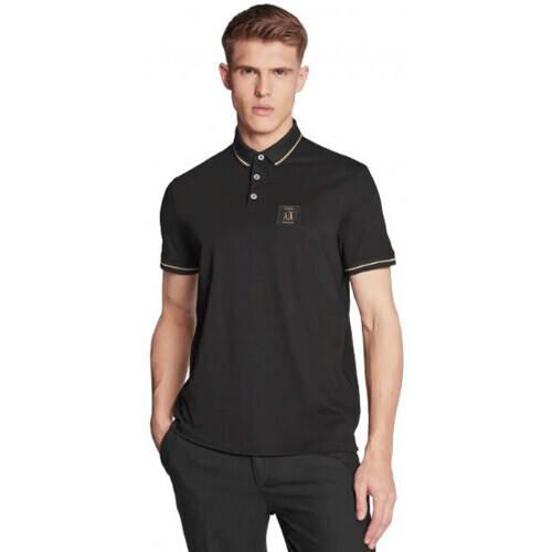 Vêtements Homme T-shirts & Polos EAX Polo homme  noir  8NZFPQZJH4Z - XS Noir