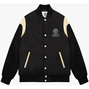 Vêtements Homme Vestes herringbone patchwork denim jacket JM8056.8001P00-980 Noir