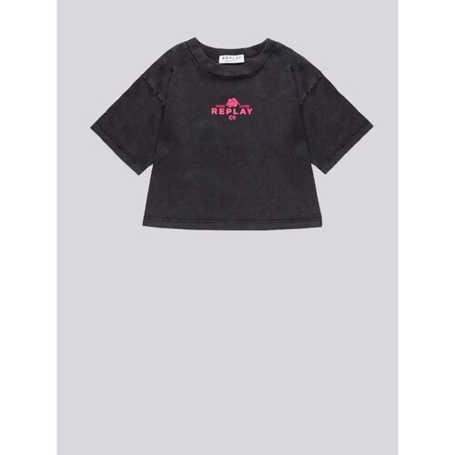 Vêtements Fille T-shirts manches courtes Replay SG7515.050.23162M-098 Noir