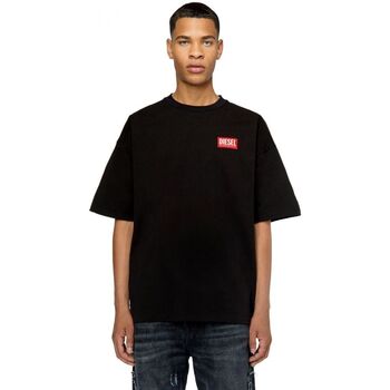 Vêtements Homme T-shirts & Polos Diesel A11593 0NIAR T-NLABEL-L1-9XX Noir