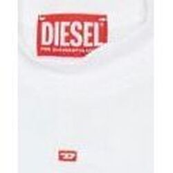 Vêtements Femme Débardeurs / T-shirts sans manche Diesel A10397-OBLAN T-MOKKY-100 WHITE Blanc