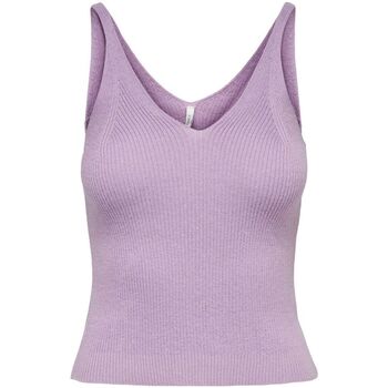 Vêtements Femme Débardeurs / T-shirts sans manche Only 15207059 LINA-ORCHID BLOOM Rose