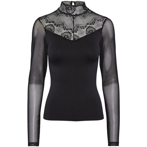 Vêtements Femme Débardeurs / T-shirts sans manche Pieces 17144660 NAYA-BLACK Noir