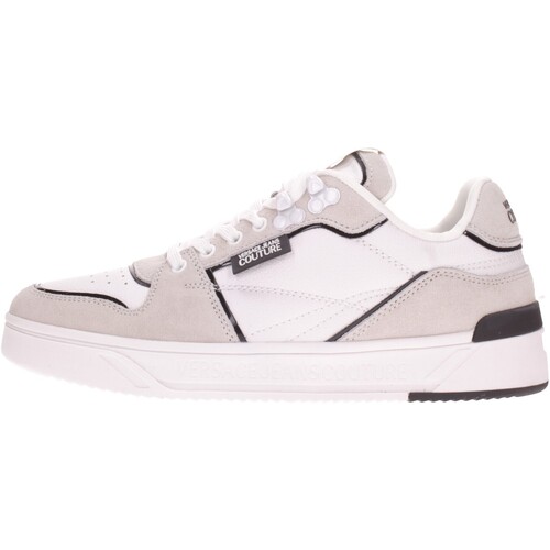 Chaussures Homme Baskets mode Versace Gucci Jeans Couture  Blanc