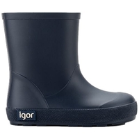 Chaussures Enfant Bottes IGOR Baby Boots Yogi Barefoot - Marino Bleu