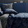 Maison & Déco Parures de lit Doumie Parure de lit Edo réversible 220 x 240 cm Bleu