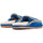 Chaussures Femme Mules Mou FW161007A SUEDE SLIPPER FULL ESKIMO STITCH LAPBL Bleu