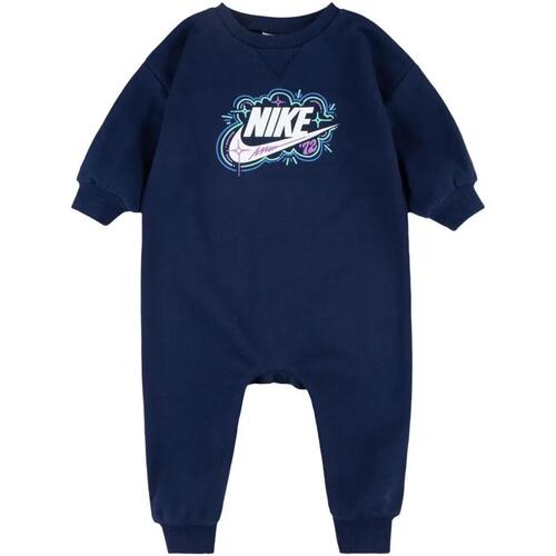 Vêtements Enfant air max black 8.5 Nike B nsw art of play icon romper Bleu