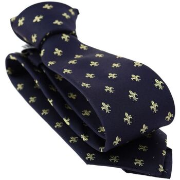 Vêtements Homme Cravates et accessoires Tony & Paul Cravate Fleurs de Lys - BOURBON Bleu