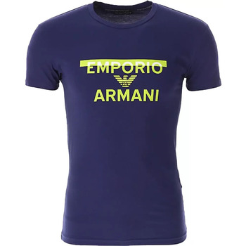Vêtements Homme T-shirts manches courtes Emporio Armani authentic Bleu