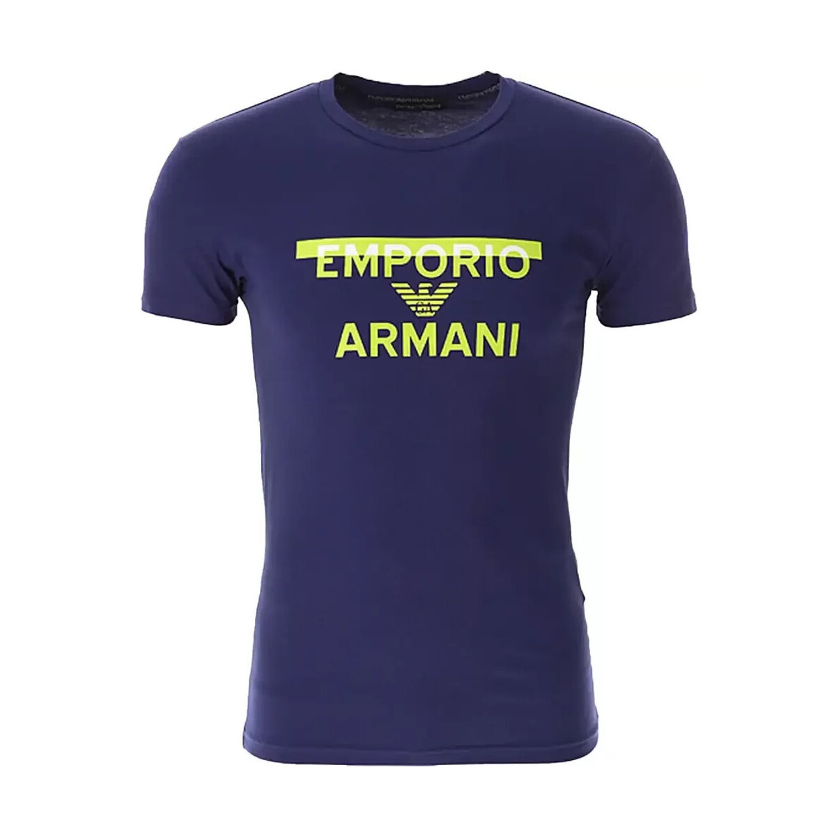 Vêtements Homme T-shirts manches courtes Emporio Armani authentic Bleu