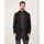 Vêtements Homme Manteaux BOSS Manteau  noir en laine mélangée avec zip interne Noir