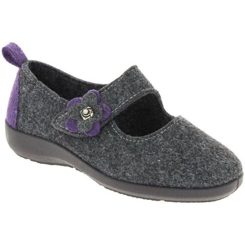 Chaussures Femme Chaussons Fargeot Chaussons TATOO Gris