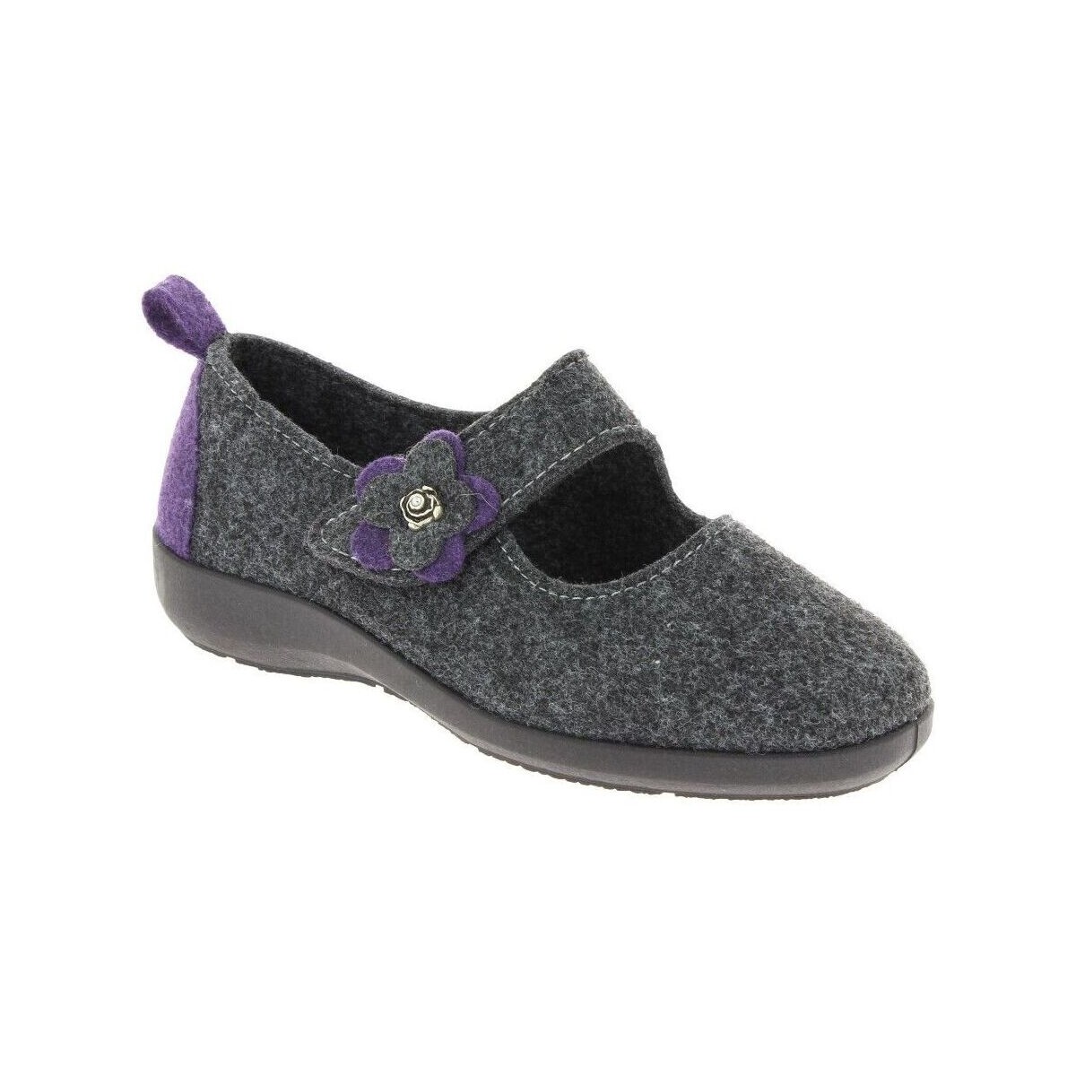 Chaussures Femme Chaussons Fargeot Chaussons TATOO Gris