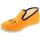 Chaussures Chaussons Chausse Mouton Charentaises MESSAGE Orange