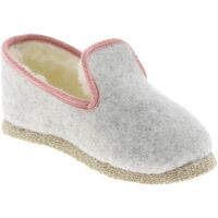 Chaussures Chaussons Chausse Mouton Charentaises TWEED_KID_5A Beige
