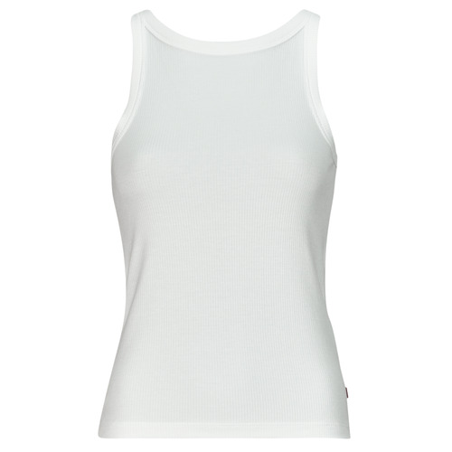 Vêtements Femme ribbed short-sleeved T-shirt Levi's DREAMY TANK Blanc