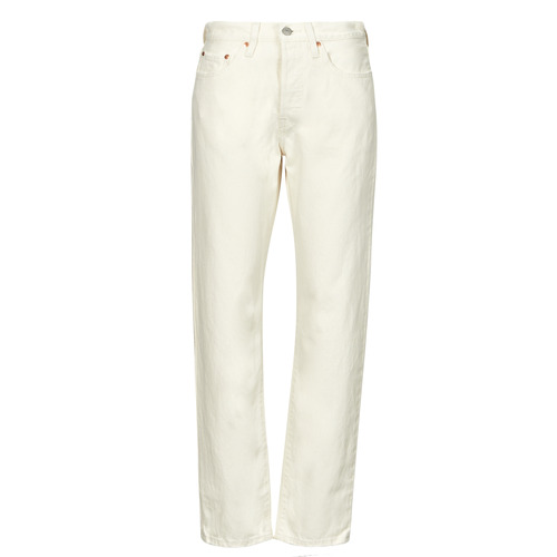 Vêtements Femme high Jeans boyfriend Levi's 501® CROP Blanc