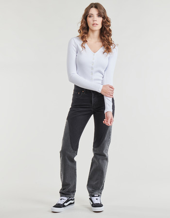 Vêtements Femme Jeans droit Levi's 501® ORIGINAL CHAPS OFF TO THE RANCH