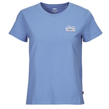 Vêtements Femme T-shirts manches courtes Levi's THE PERFECT TEE MINI BW SCENIC BLUE YONDER