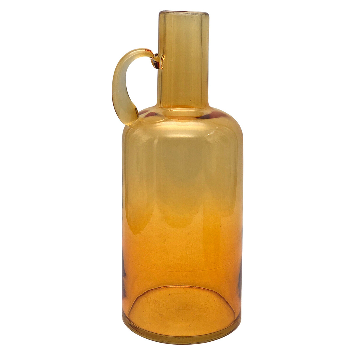 Stones and Bones Vases / caches pots d'intérieur Signes Grimalt Vase En Cristal Orange