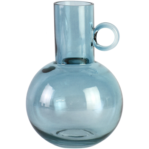 Les Tropéziennes par M Be Vases / caches pots d'intérieur Signes Grimalt Vase En Cristal Avec Des Poignées Bleu