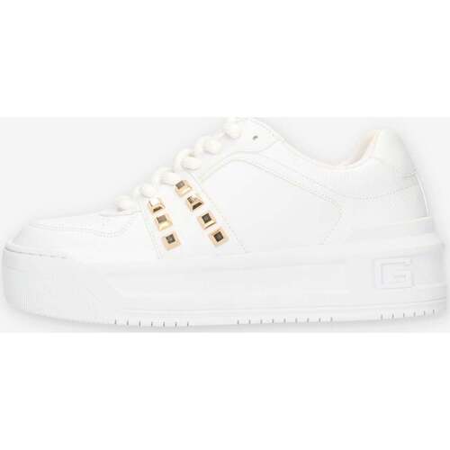 Chaussures Femme Baskets montantes Guess FL8MMSELE12-WHITE Blanc
