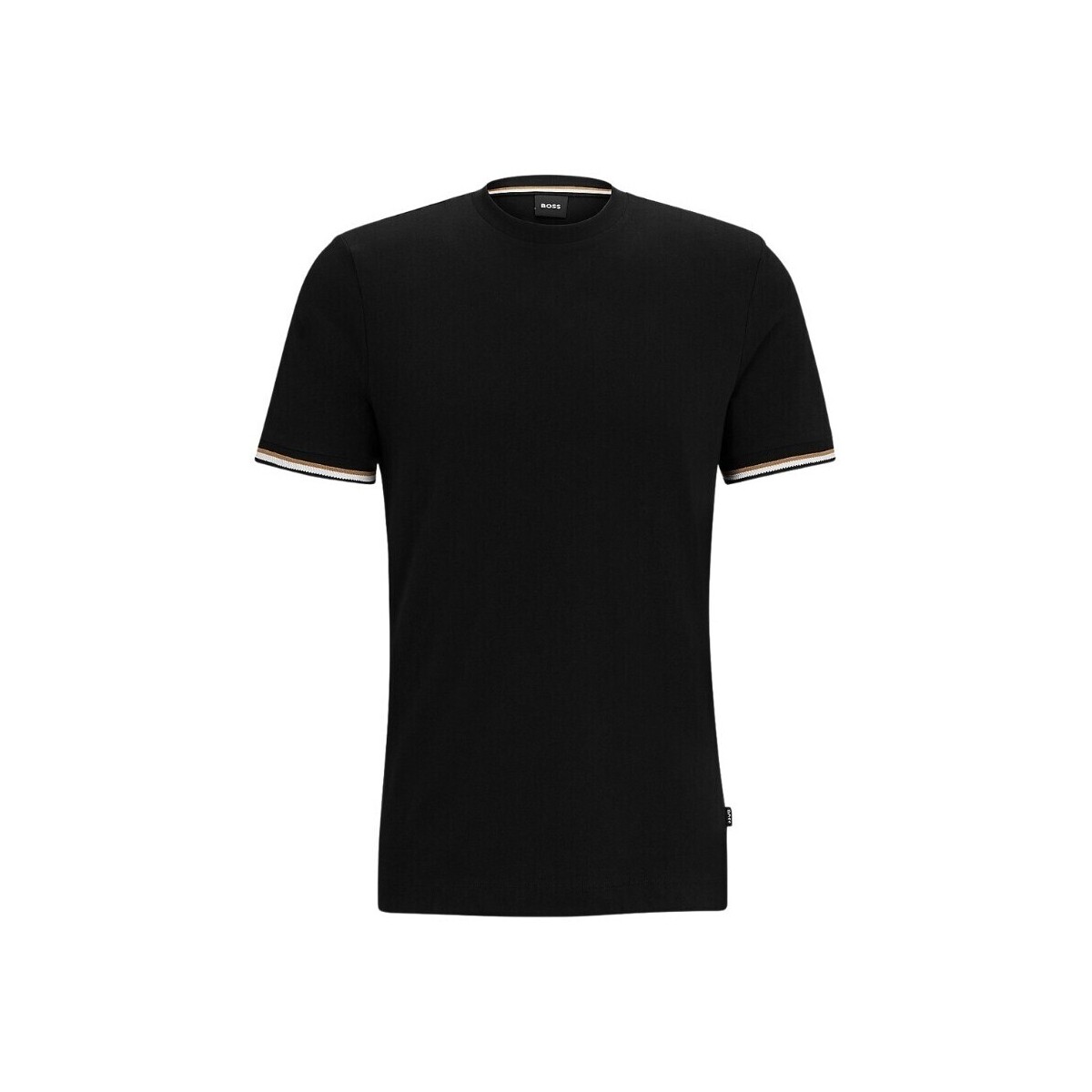 Vêtements Homme T-shirts manches courtes BOSS  Noir