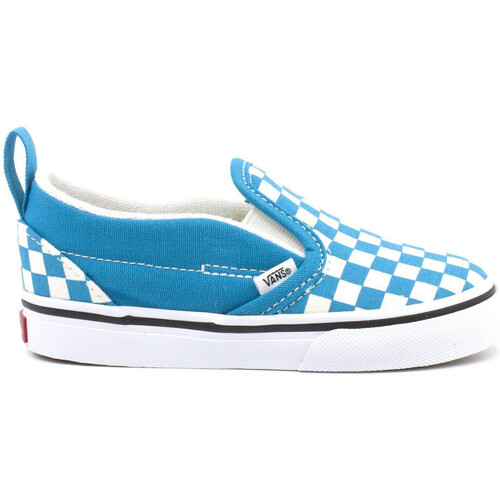 Chaussures Enfant Baskets mode Vans chaussettes -SLIP ON VN0A3488 Bleu
