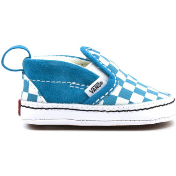 Chaussures Enfant Baskets mode Vans chaussettes -SLIP ON V CRIB VN0A2XSL Bleu