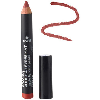 Beauté Femme Rouges à lèvres Avril Crayon Rouge à Lèvres Mat Certifié Bio Marron