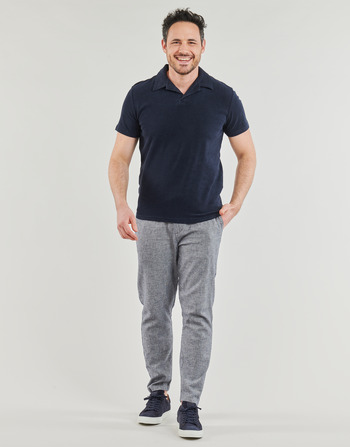 Vêtements Homme La mode responsable Selected SLH172-SLIMTAPE BRODY LINEN PANT Bleu