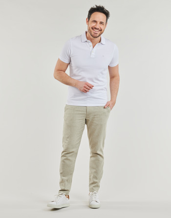 Vêtements Homme T-shirts manches courtes Selected SLH172-SLIMTAPE BRODY LINEN PANT Beige