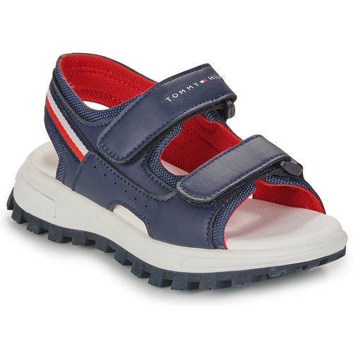 Chaussures Garçon Jeans flare / larges Tommy Hilfiger AXEL Marine