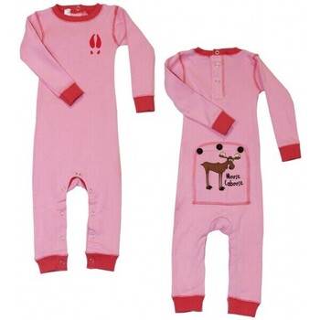 Vêtements Fille Pyjamas / Chemises de nuit Lazyone - Pyjama une pièce Moose caboose bébé et nourrisson Rose