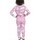 Vêtements Garçon Pyjamas / Chemises de nuit Lazyone - Pyjama une pièce Pink classic moose enfant Rose